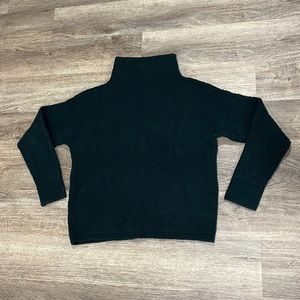 Madewell Southfield Mockneck Sweater in Deep Green Women’s Medium